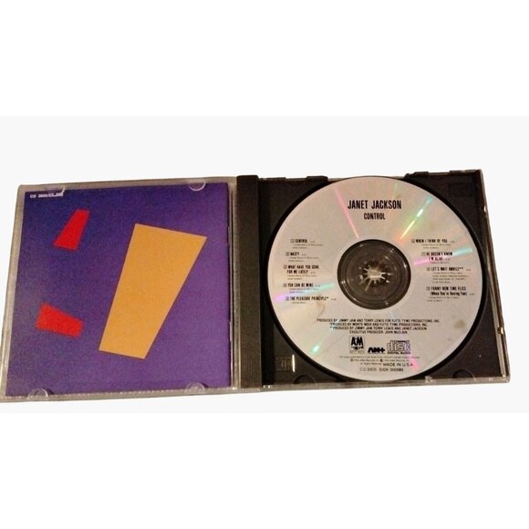 Janet Jackson Control CD Album 1986 AM Records Compact Disc - Picture 3 of 3